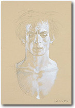 [Study of Nureyev by James Wyeth]